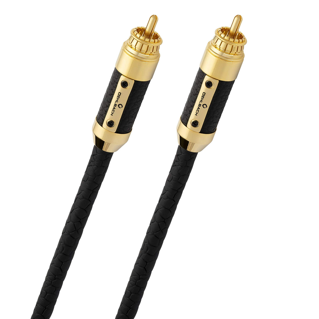 Oehlbach XXL Black Connection Master - State of The Art Cinch Audiokabel Set (Made in Germany, HPOCC