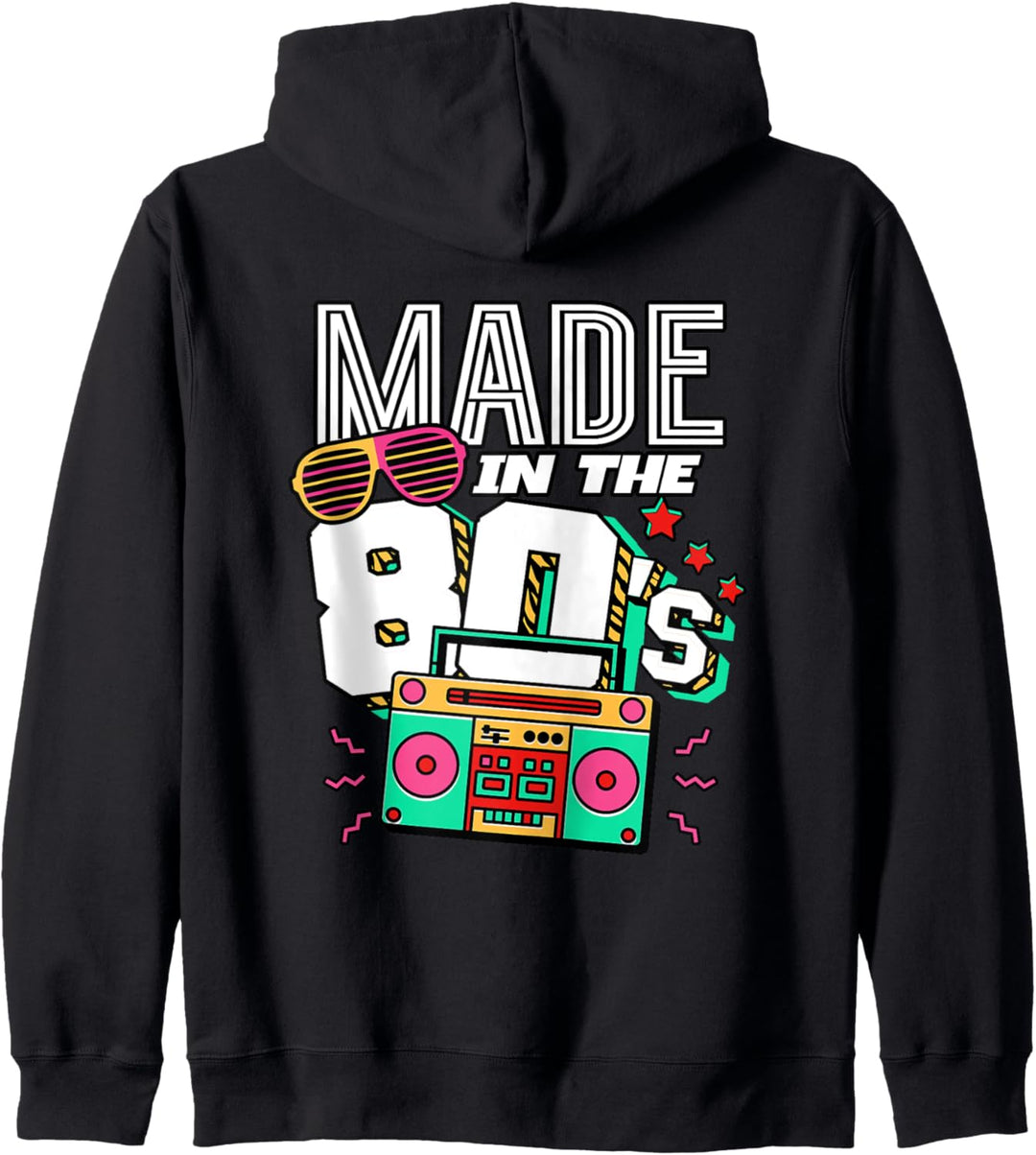 80er Jahre Made In The 80s Kapuzenjacke
