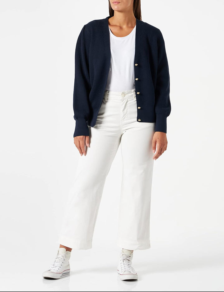 GANT Damen Pullover XL Evening Blue, XL Evening Blue