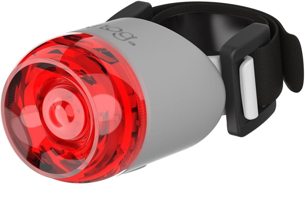 Knog Plug Fahrradlampen LED-Frontlicht od. Rücklicht StVZO, schwarz rot grau grauRL, grauRL