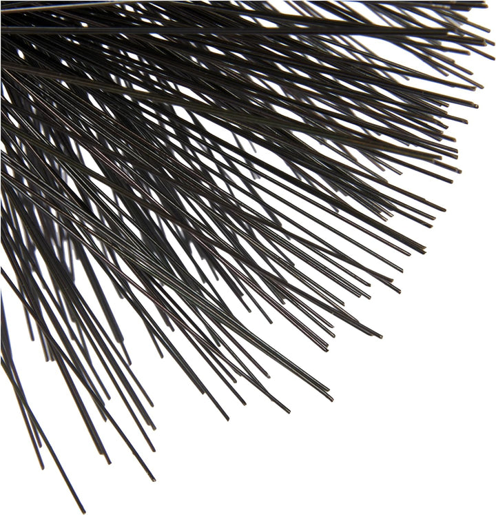 FIREFIX 2036/5 Ofenrohrbürste aus Stahldraht mit M12 Aussengewinde, 150 mm Durchmesser, Schwarz