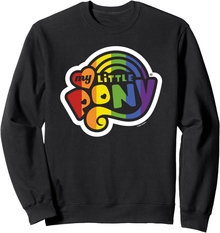 My Little Pony: Friendship Is Magic White Outline Logo Sweatshirt