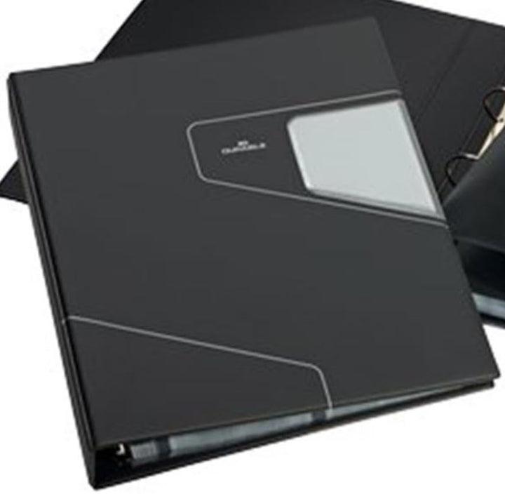 Durable Visitenkartenringbuch Visifix Pro, mit 25 Hüllen für 200 Visitenkarten, anthrazit, 246158 40