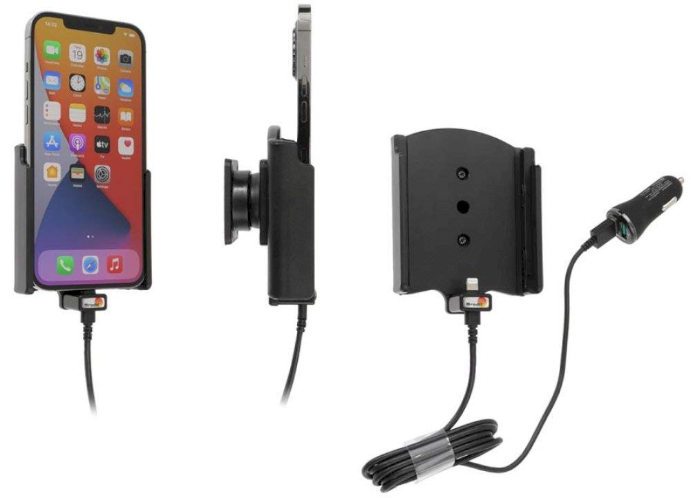 Brodit Gerätehalter 721236 | Made IN Sweden | mit Ladefunktion für Smartphones - Apple iPhone 12 Pro