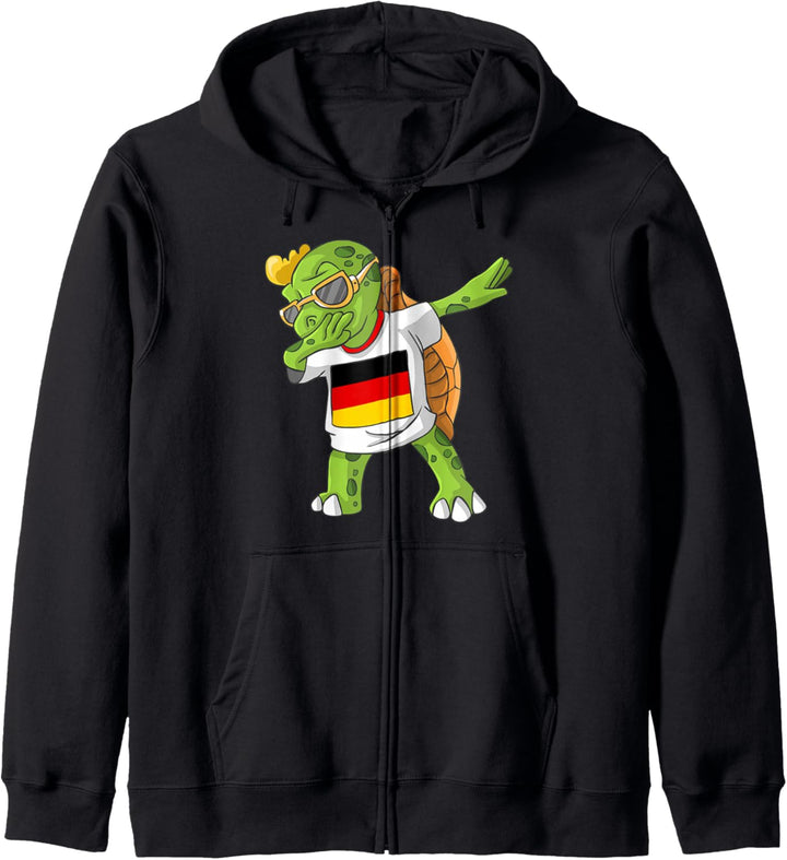 Deutschland Fan Schildkröte Kapuzenjacke