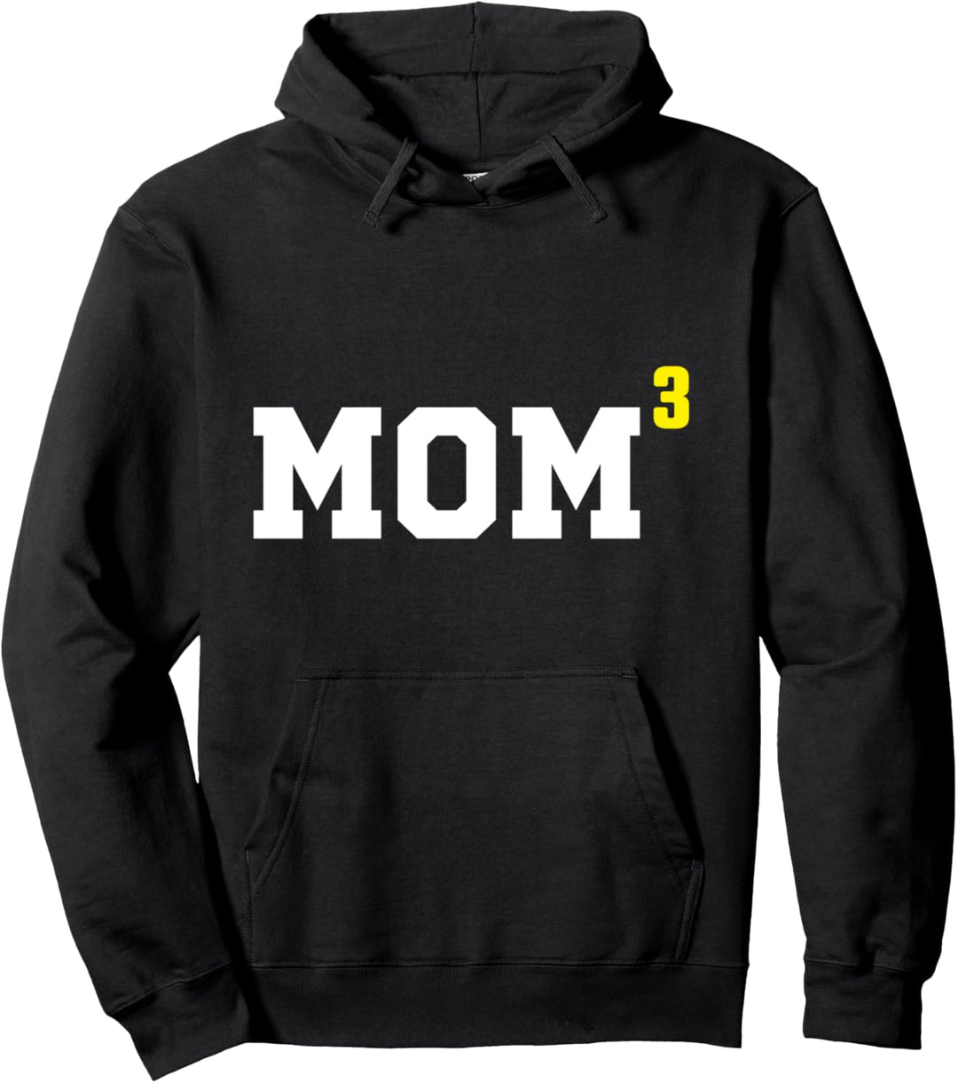 Mutter Drillinge Drei Kinder Mama Mutti Erziehung Frau Pullover Hoodie