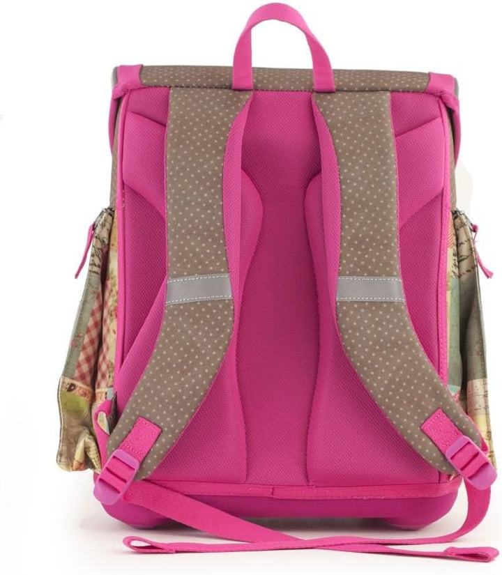 Anekke Ergo Schulranzen/Ergonomic Backpack FIDLOCK Rucksack 18AN-901-SW-F, 42 cm, 23 L, Sweet