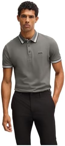 BOSS Green Herren Poloshirt Paddy 3XL Light/Pastel Grey54, 3XL Light/Pastel Grey54