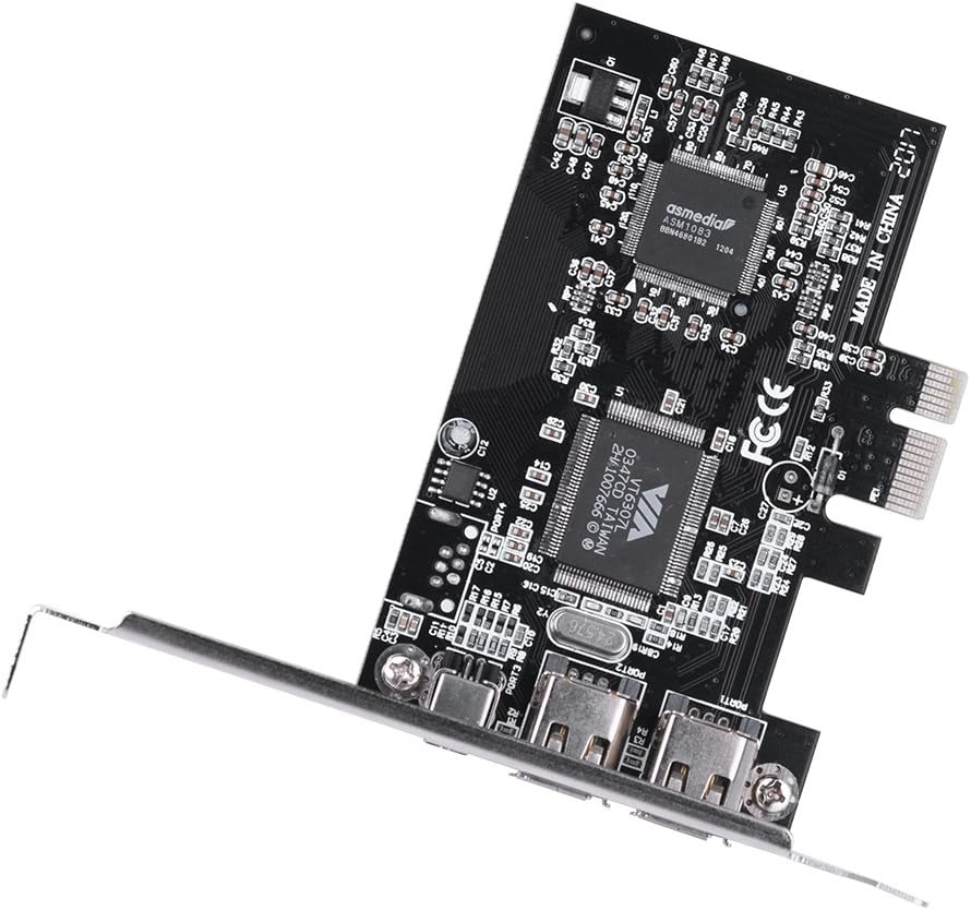 1394a-Controllerkarte, PCI-E PCI Express FireWire 1394a IEEE 1394-Controllerkarte mit Firewire-Kabel