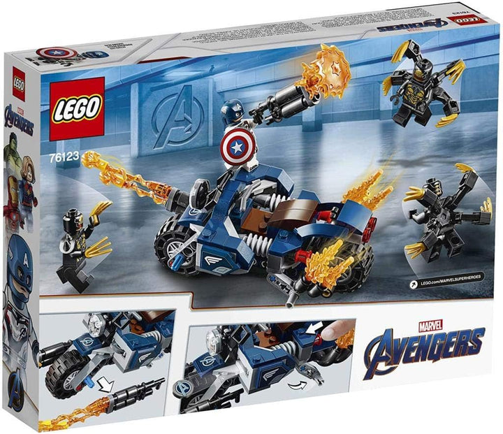 Lego 76123 Super Heroes Captain America: Outrider-Attacke
