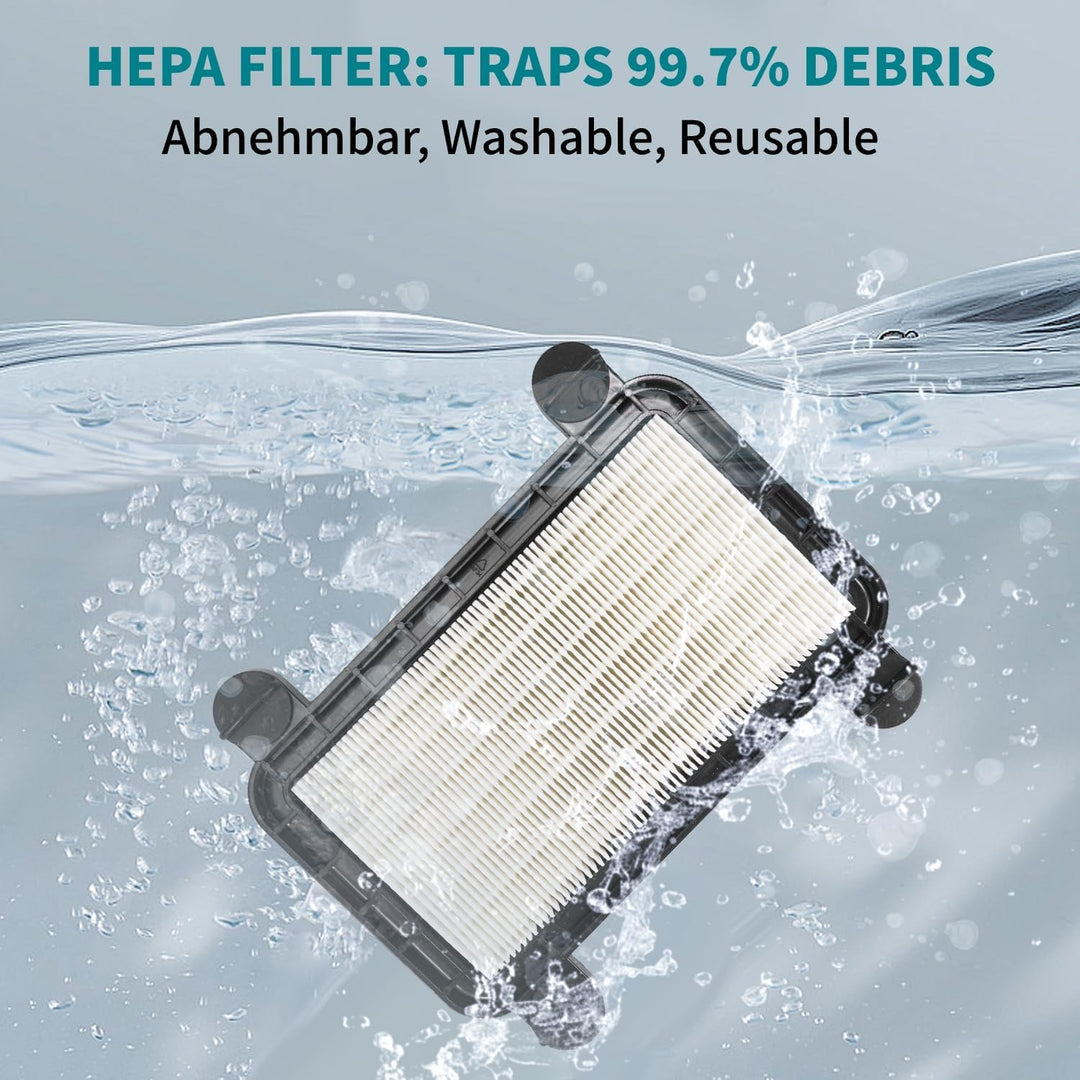 Yofidra Akku Nass und Trockensauger, 3-in-1 Werkstattsauger mit Gebläsefunktion,15kPa Bürstenloser S