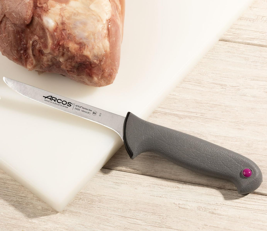 Arcos Serie Colour Proof - Ausbeinmesser - Klinge Nitrum Edelstahl 130 mm - HandGriff Polypropylen V
