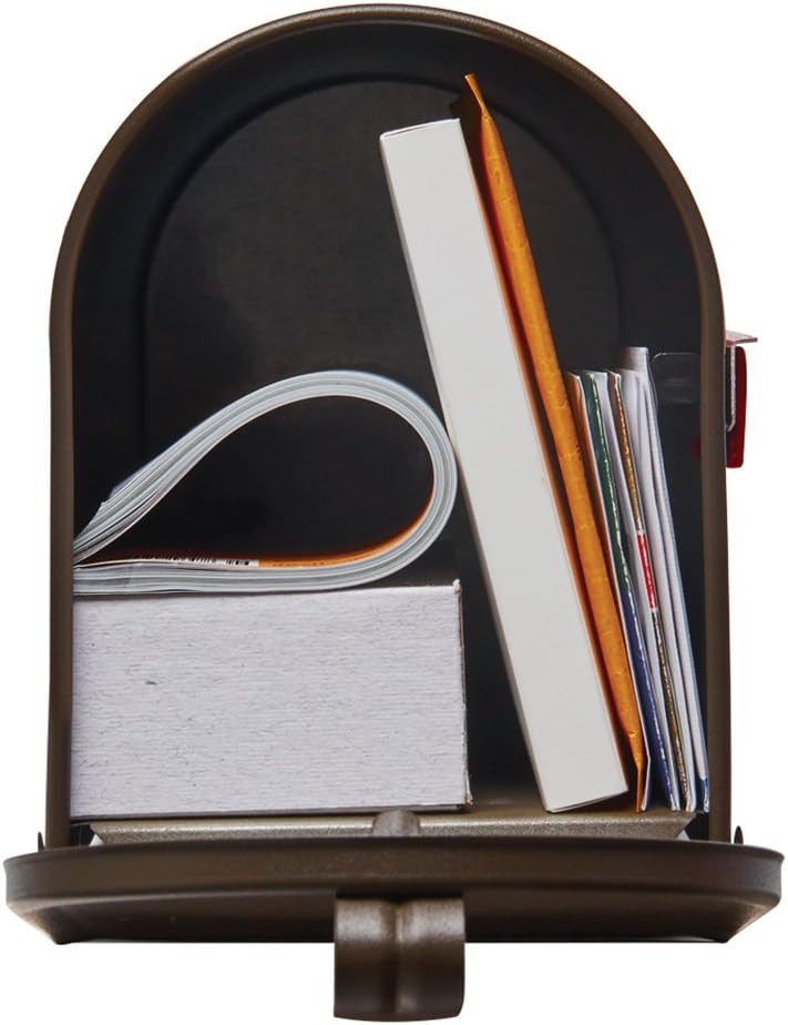 Vamundo Elite Briefkasten aus Stahl, Grösse T1, bronzefarben