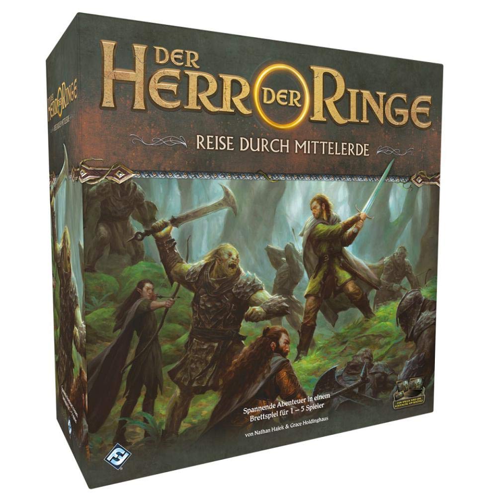 Asmodee | Fantasy Flight Games | Der Herr der Ringe: Reise durch Mittelerde | Grundspiel | Expertens