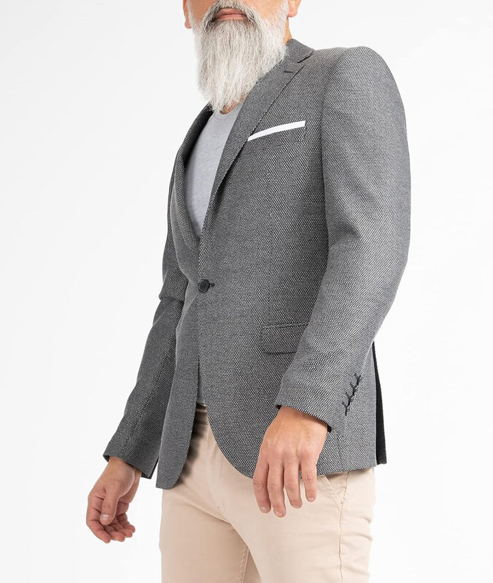 Indumentum Herren Sakko Blazer IJS-100 XL Hellblau, XL Hellblau