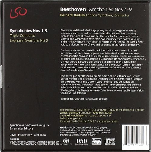 Beethoven: Sinfonien 1-9, Audio-CD