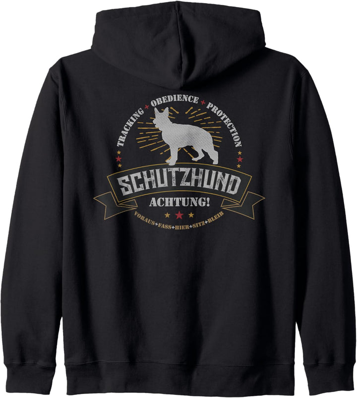 Schutzhund Schäferhund Hundesport Hundetraining Handler Kapuzenjacke
