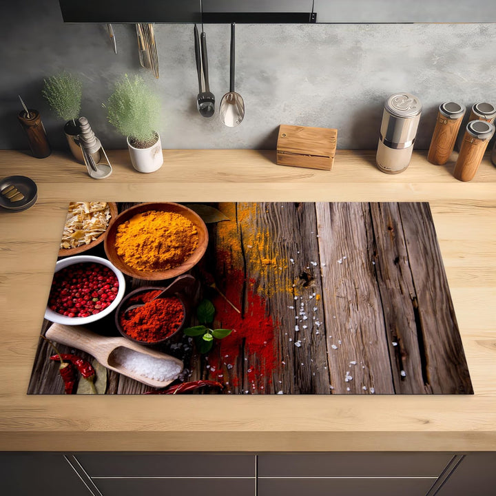 KitchenYeah© Herdabdeckplatte Einteilig Induktionsmatte Küche Abdeckung Ceranfeld Herd Abdeckplatte