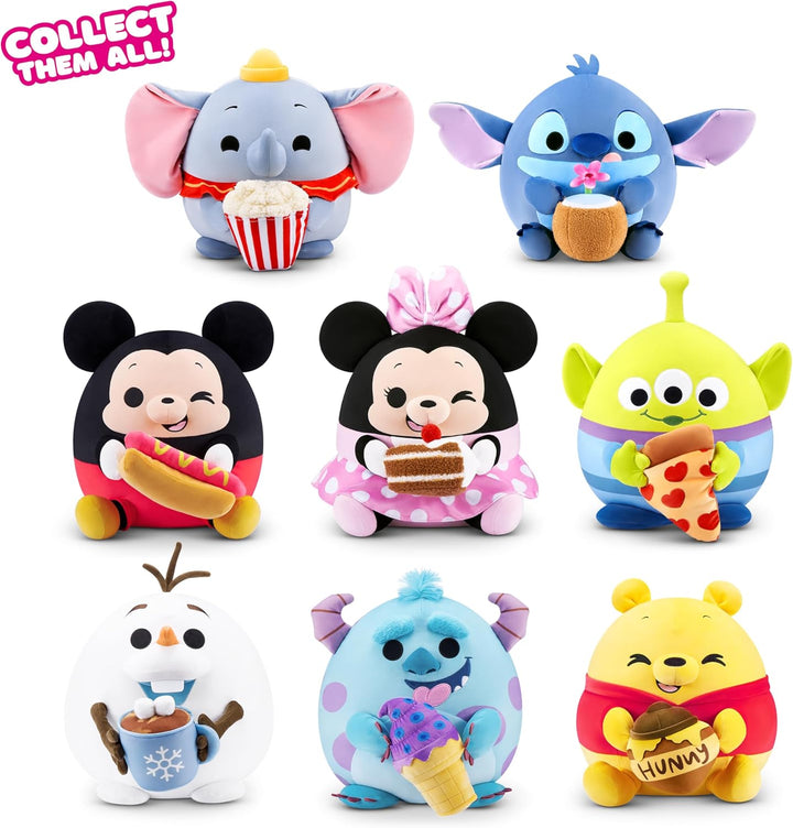 Snackles Disney 35 cm grosses Plüschspielzeug von ZURU, Plüschspielzeug mit Snack-Accessoire (Stitch