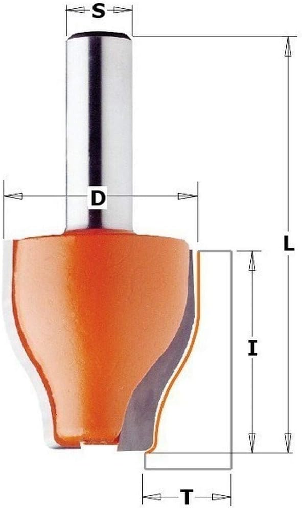 CMT Orange Tools 990.603.11 vert. Lichter – Fräser HM S 12 D 38 x 38