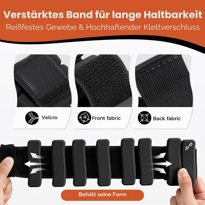 Sportneer tragbare Gewichtsmanschetten – 2er-Set (Jeweils 1 kg) für Damen und Herren, modisches knöc