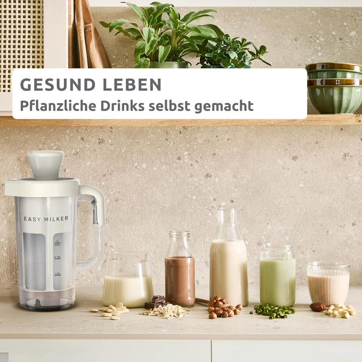 Tefal Easy Milker Pflanzenmilchmaschine, 1 Liter, schnell und einfach, kompatibel mit allen Stabmixe