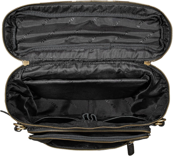 STILORD 'Alvar' Businessrucksack Herren Leder mit Laptop-Fach bis 15,6' Studenten-Rucksack Laptopruc