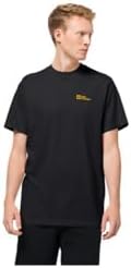 Jack Wolfskin Herren Essential T-Shirt S Schwarz, S Schwarz