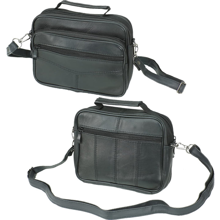 Echt Leder Herren Schultertasche Arbeitstasche Umhängetasche Herrentasche Messenger Flugbegleiter in