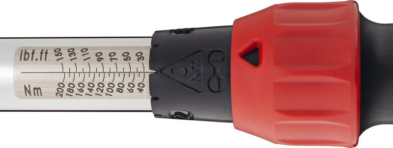 ViGOR Drehmomentschlüssel 1/2 Zoll V3441, 40 - 200 Nm, Vierkant-Abtrieb 12,5mm, Werkzeug für Reifenw
