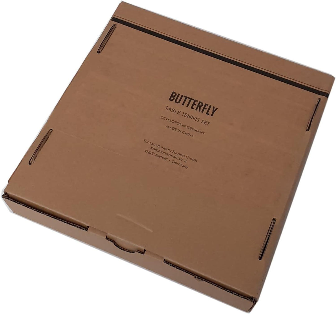Butterfly Timo Boll Tischtennis Set | 2 Tischtennisschläger 6 Tischtennisbälle | ITTF Pan Asia Belag