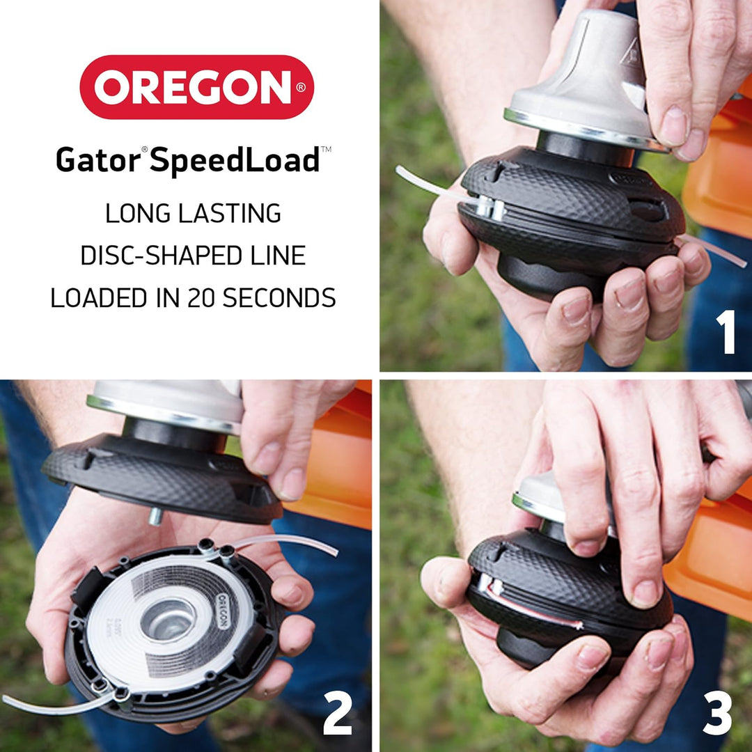 Oregon 24-295-25 Gator SpeedLoad Mähfaden, 2,4 mm, 25er-Pack, SM 2,4mm, 2,4mm