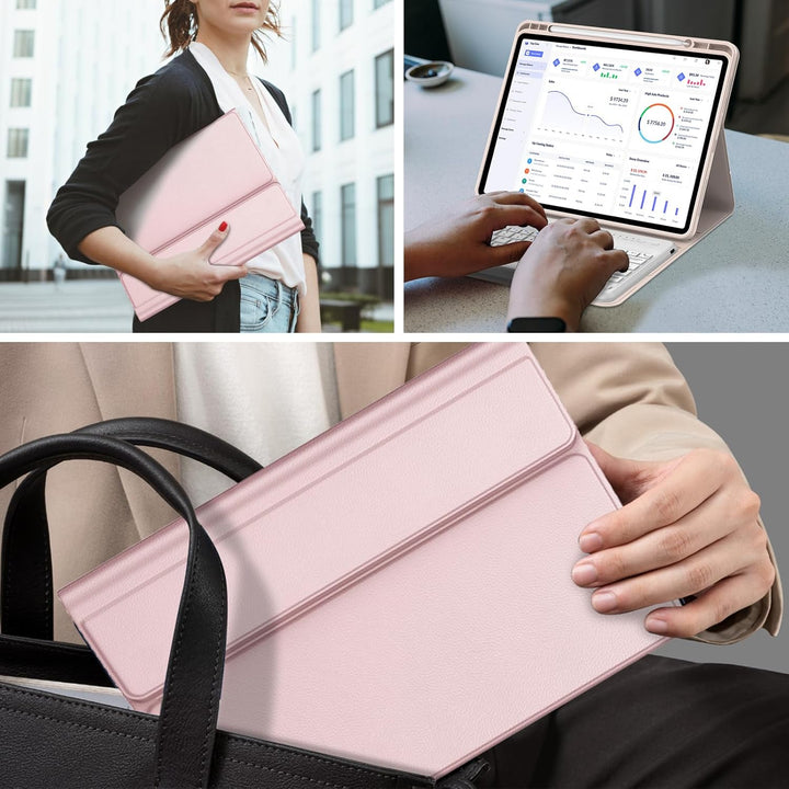 Xiaomi Redmi Pad Pro 12.1 Tastatur Hülle - Xiaomi Pad POCO 12.1 Zoll 2024,Magnetisch Abnehmbarer Tas