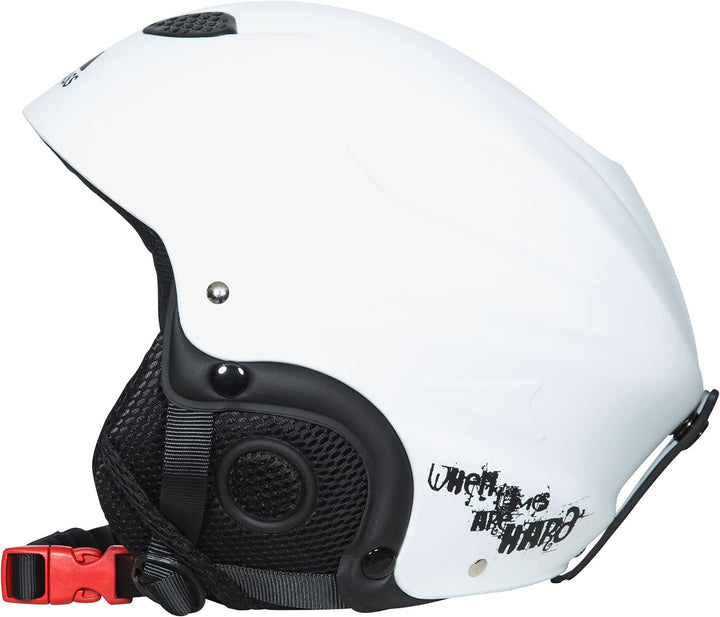 Trespass Skyhigh Skihelm Mit Herausnehmbaren Ohrlaschen, Skibrillenhalter &amp; Verstellbarem Ventilatio
