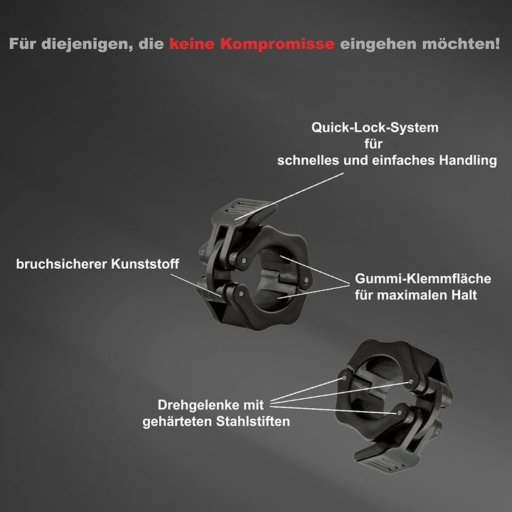 POWER-XTREME Langhantelstange 30mm Hantelstange | 167cm | 180cm | 195cm | gerändelte Griffflächen |
