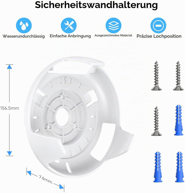 XLTTYWL® Wandhalterung für TP-Link Deco BE23/BE25/BE5000 (Weiss, 3er) | Für Deco BE23/BE25/BE5000, 3