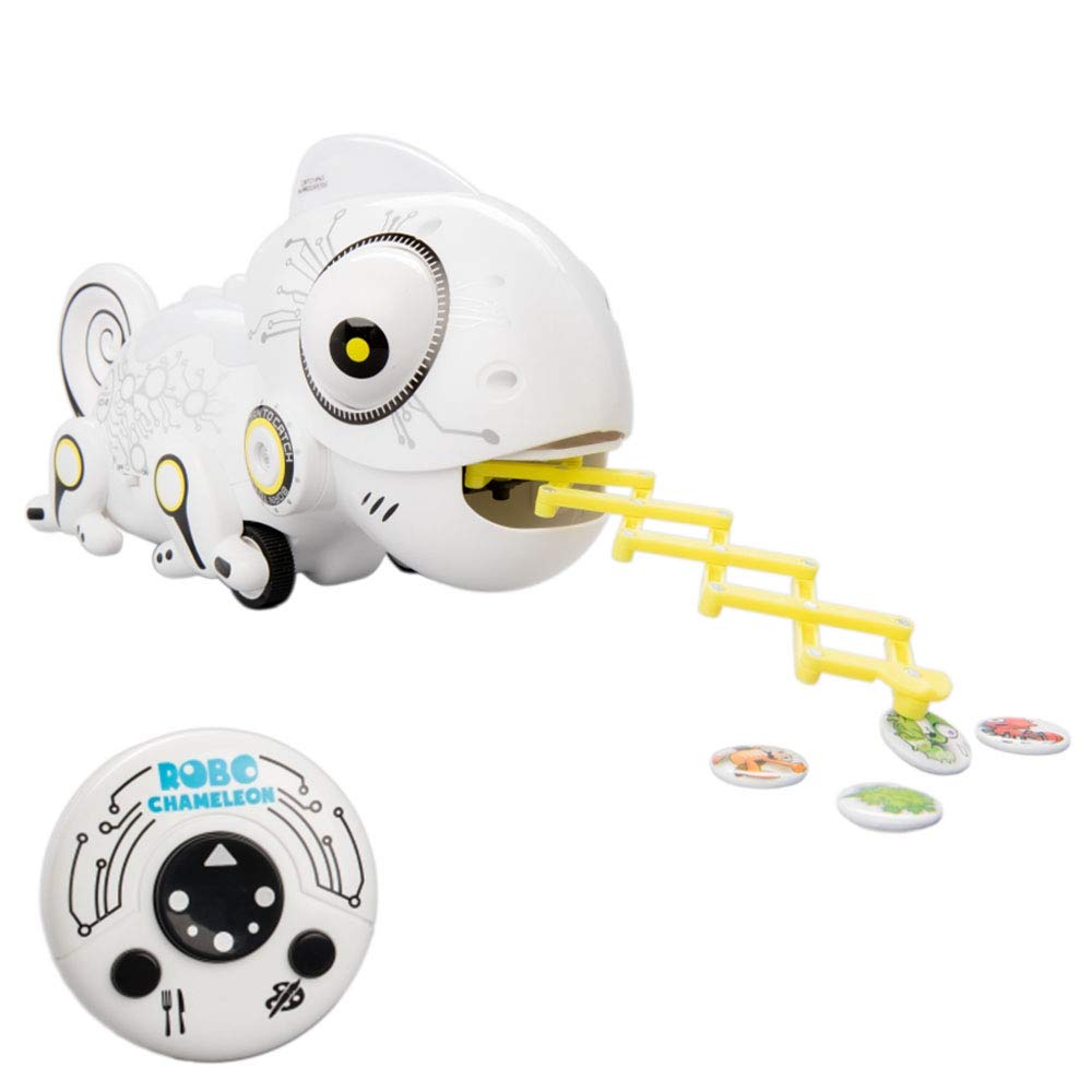 YCOO 88538 ROBO CHAMELEON by Silverlit, ferngesteuerter Roboter, Robotertier für Kinder, füttere das