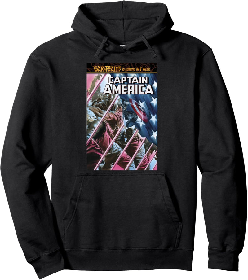 Marvel War Of The Realms Captain America Comic Cover Pullover Hoodie