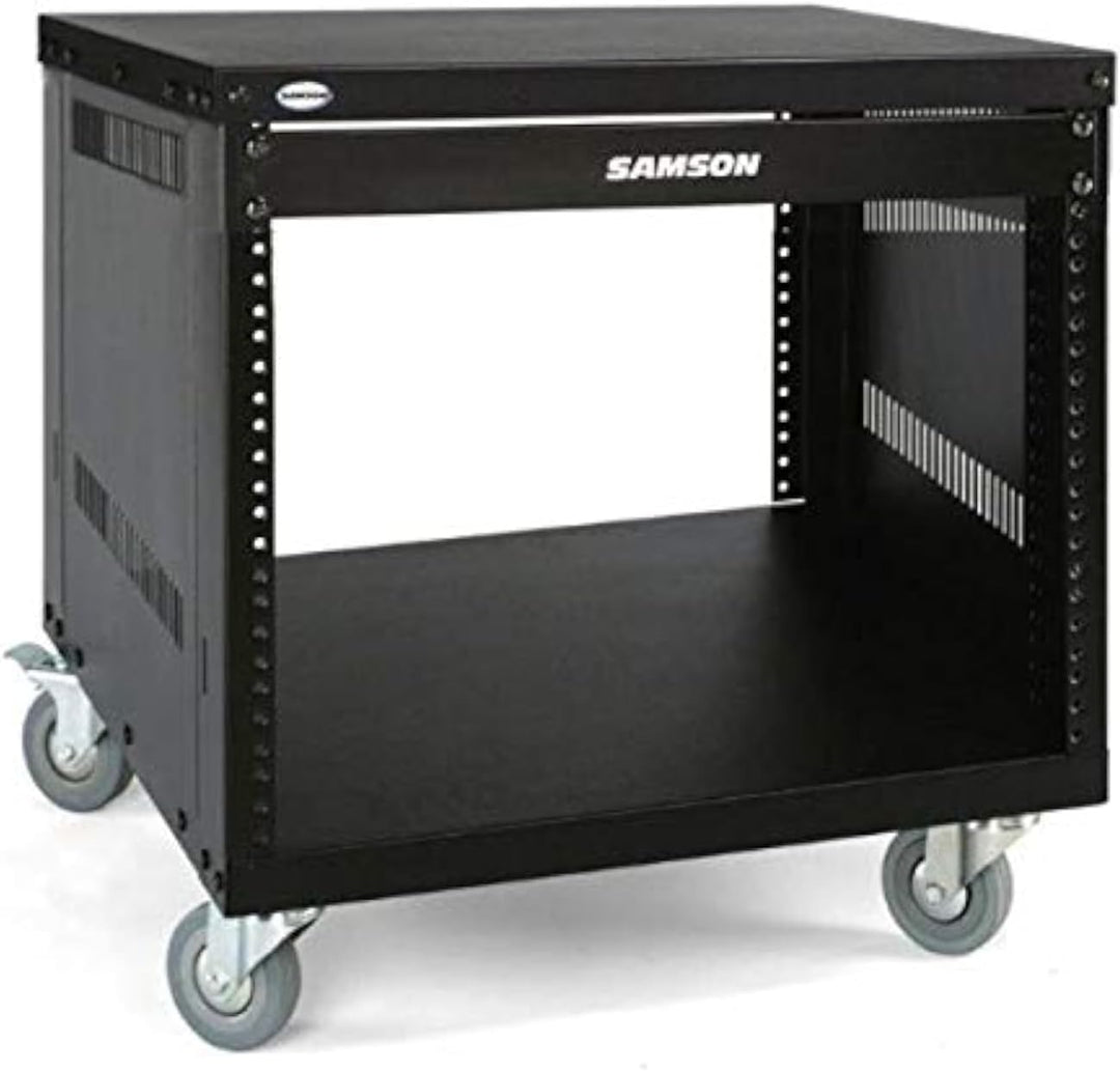 Samson SRK8 Rack 19 Zoll / 48,3 cm für 8 Einheiten, Schwarz Single, Single