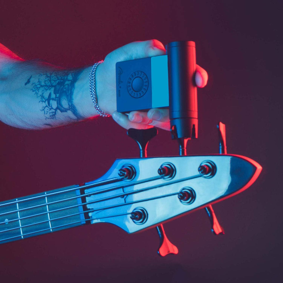 Roadie Bass automatisches Gitarren-Stimmgerät Schwarz