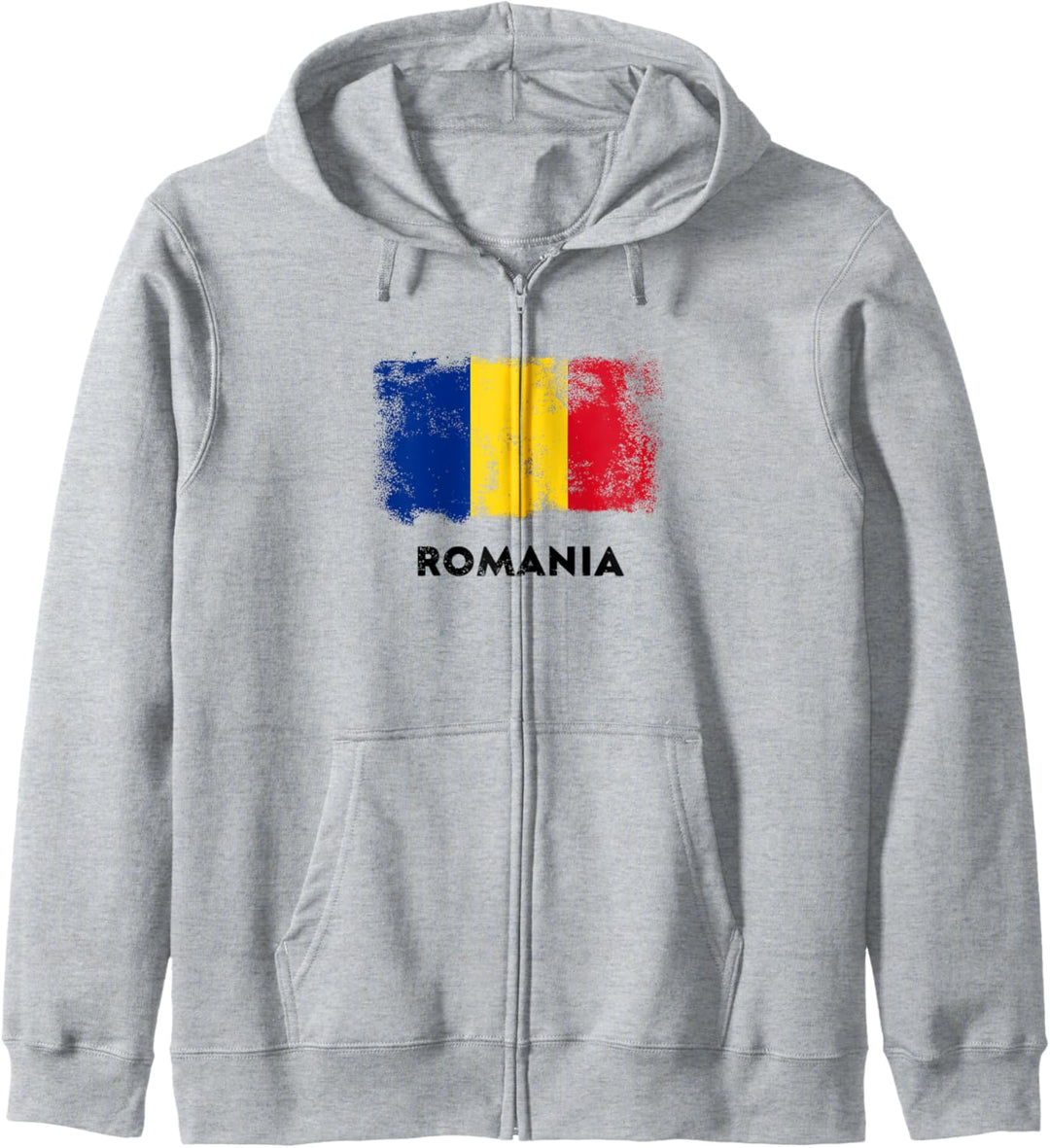 Rumänien Flagge Romania Blue Yellow Red Kapuzenjacke