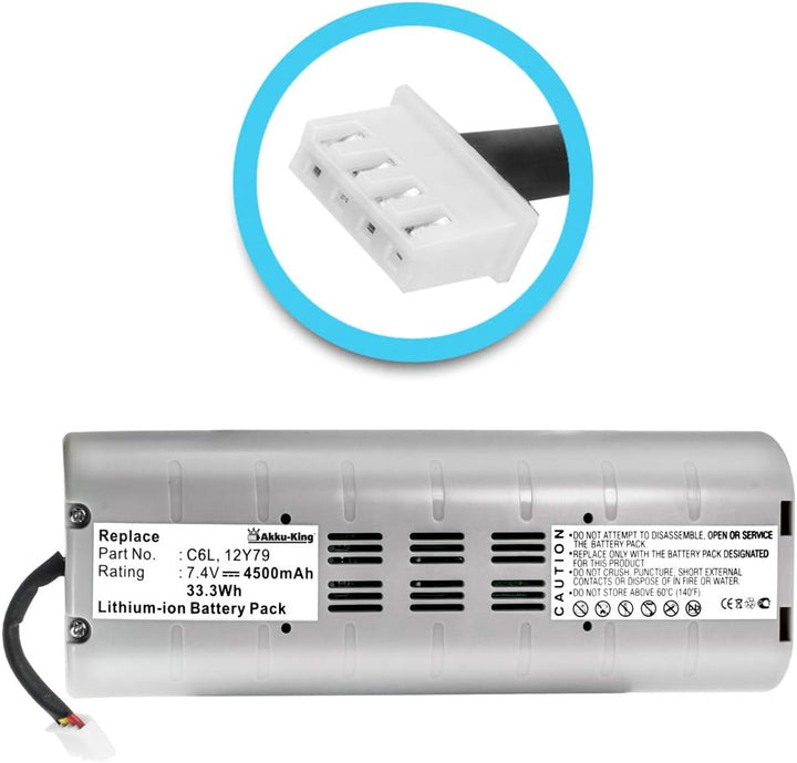 Akku-King Akku kompatibel mit Pure 12V79 C6L - 4500mAh - für Evoke 2, 3 Elan DX40 Elan 2 Elan RV40 O