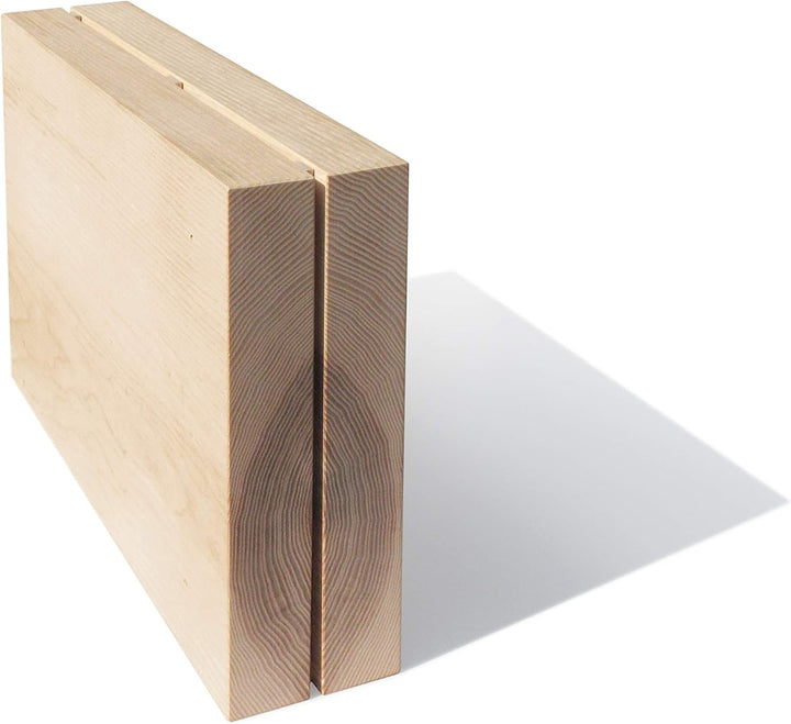 Side by Side - Messerblock - Timber Twin - Eschenholz - HxLxBxT: 22 x 32,5 x 13x 7,5 cm