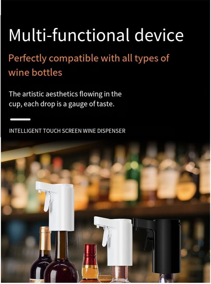 Elektrischer Wein & Whisky Dekanter, Luftspender Elektrischer Weingurer Luftspender Pumpengurnerwein