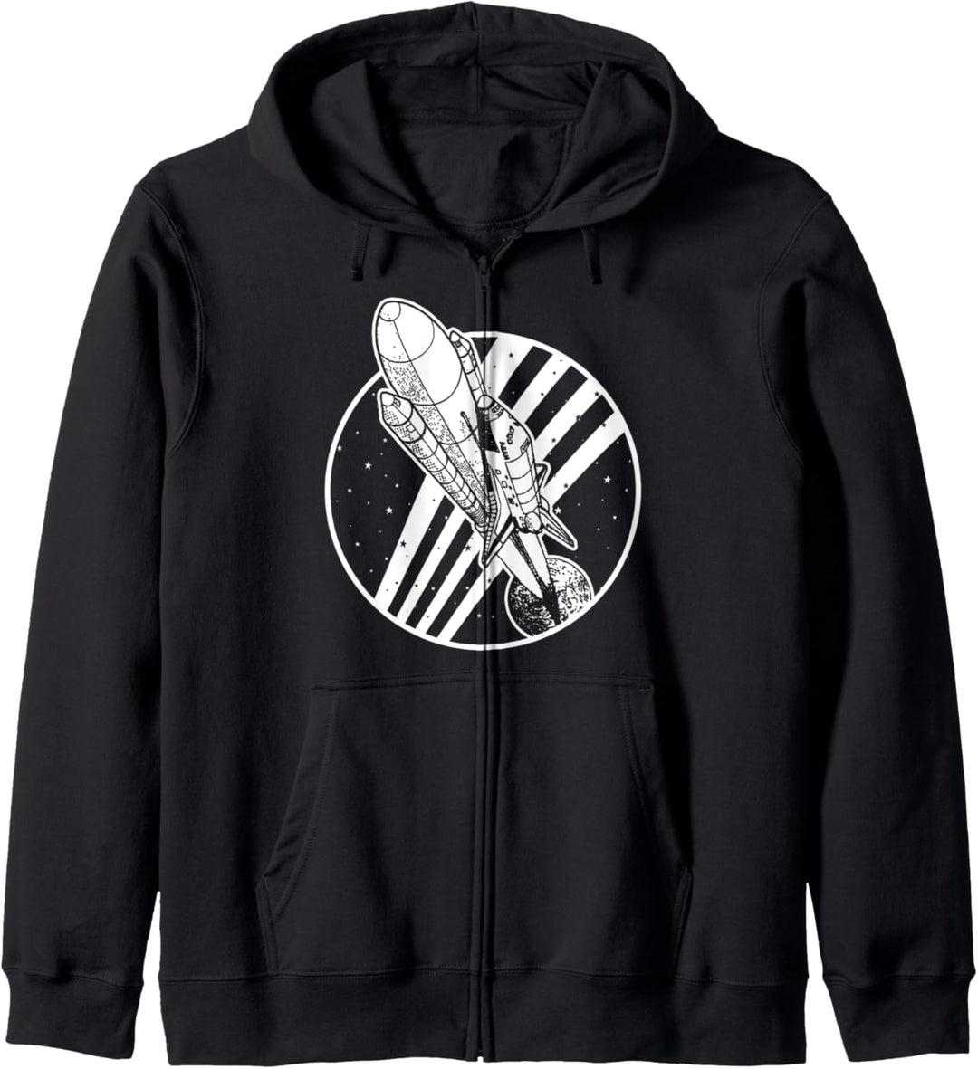 Weltraum Weltall Raumschiff Schuttle Geschenk Kapuzenjacke