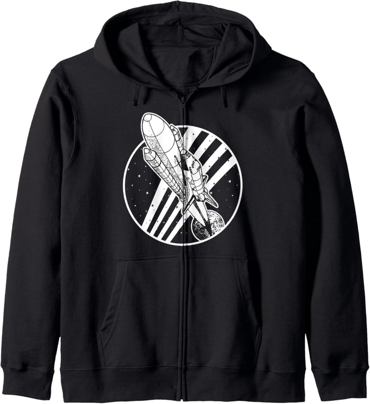 Weltraum Weltall Raumschiff Schuttle Geschenk Kapuzenjacke