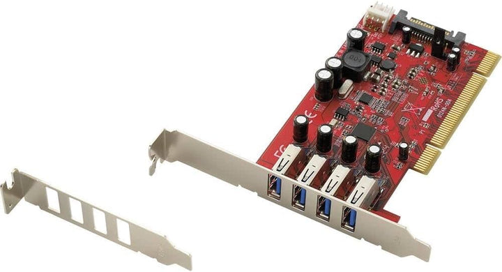 Renkforce 4 Port USB 3.2 Gen 1-Controllerkarte USB-A PCI