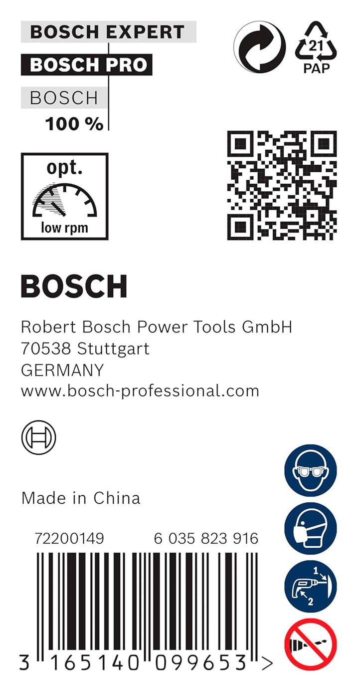 Bosch 1x PRO Wood Holzspiralbohrer (für Weichholz, Hartholz, Ø 16,00 mm, Professional Zubehör Bohrma