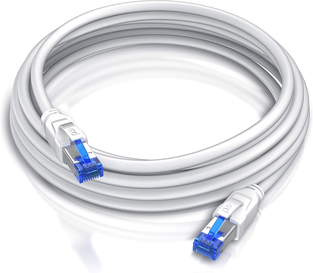 Primewire - CAT 8 Netzwerkkabel 10m - LAN Kabel Patchkabel Datenkabel - CAT8.1 High Speed Gigabit Et