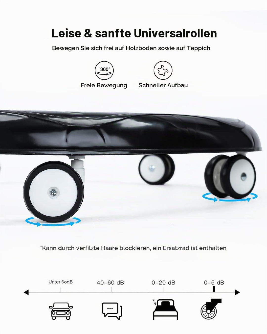 UBRAVOO Baby Lauflernhilfe, Höhenverstellbare Gehhilfe Baby mit Universalrädern, Lauflerwagen for Ba